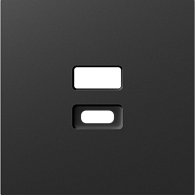 Donel A07 матовый карбон накладка для розеток USB, серия DB, DE28630