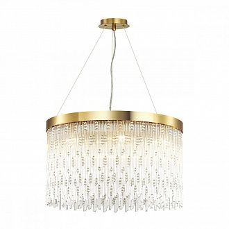 Подвесная люстра Odeon Light Refano 4848/8, диаметр 60 см, золото
