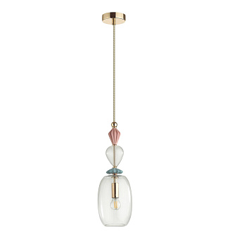 Подвесной светильник диаметр 14 см Odeon Light Bizet 4855/1B Золото