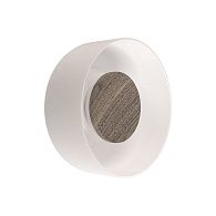Настенный светильник 17 см, 6W, 3000K, LOFT IT Totem 10466W Milky white wood, дерево