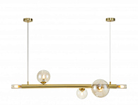 Подвесной светильник 1000*220*245/1420 мм, 5*G9 золото Indigo Canto V000246, 11026/5PL Gold