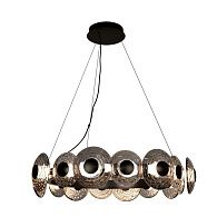 Подвесная люстра 70*29,5-159 см, 16*LED, 72W, 4000K, Favourite Claros 4642-16P, черный матовый