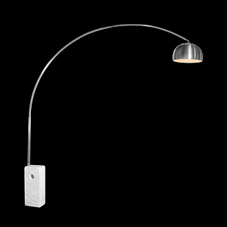 Торшер Loft IT 5001, хром/серый