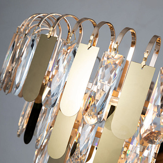 Подвесная люстра Arte Lamp Vivien A2719SP-8GO, диаметр 54 см, золото