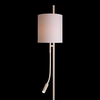 Торшер 20*176 см, 2*E27+LED*1X40W + 1X3W 3200K LOFT IT Ritz 10253F/B White белый