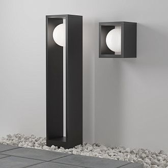 Ландшафтный светильник 75 см, 10W, 3000K, Maytoni O483FL-L10GF3K, графит