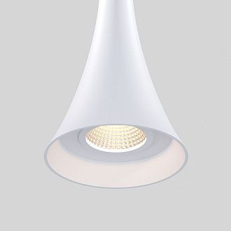 Подвесной акцентный светильник 6*6*142 см, LED, 5W, 3000K, Elektrostandard Hall 50314 LED, белый