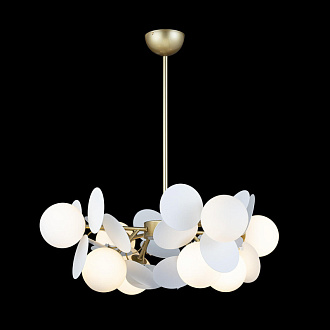 Подвесная люстра Loft IT Matisse 10008/8 white, диаметр 60 см, золото