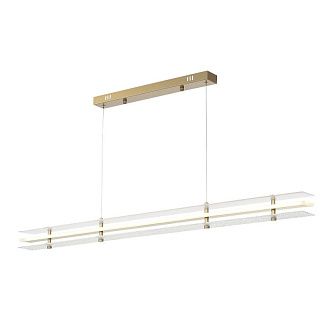 Подвесной светильник 120*8*80 см, 1*LED*30W, 4000K, ST-Luce Fagy SL6245.223.01, золотой