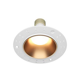 Встраиваемый светильник 10*3 см, вр 7 см, 1*GU10*10W, K, Maytoni Share DL126-GU10-TRS-MG, Белый