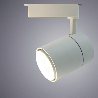 Трековый светильник Arte Lamp Attento A5750PL-1WH, белый, 23x14x12см, LED, 50W, 4000K, 4000Lm