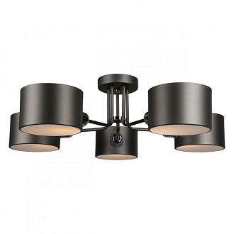 Люстра 70*32 см, 5*E27, 40W, Omnilux Omnilux 545 OML-54507-05, коричневый