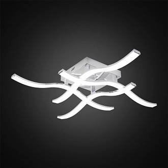 Люстра потолочная светодиодная Citilux Джек CL226131, LED 72W, 3000K, хром
