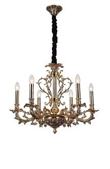Люстра *66*94 см, 6*E14*40W, Lucia Tucci Firenze FIRENZE 1780.6 antique gold, золотой