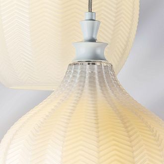 Люстра 40*37-150 см, 3*E27, 18W, Lightstar Rocco 793236, Белый