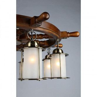 Люстра 85*30 см, 8*E27, 60W, Omnilux Omnilux 503 OML-50307-08, бронзовый