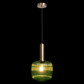Подвесной светильник Loft IT 2072-B+BR, диаметр 20 см, медь