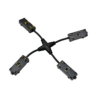 Коннектор Denkirs TR2116-BK черный