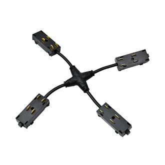 Коннектор Denkirs TR2116-BK черный