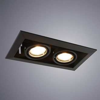 Встраиваемый стандартный светильник Arte Lamp A5941PL-2BK, черный, вр 22,5*10 см
