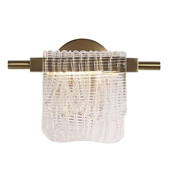 Бра 13*27*18,5 см, 1*LED*6W, 3000K, ST-Luce Voile SL6021.201.06, золотой