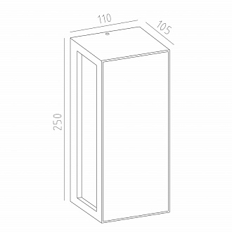Бра 25*10,5*11 см, E27 * 1 15W,  Mantra Beret  7928, серый