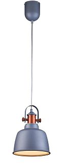 Люстра *15* см, 1*E27*60W, Lucia Tucci Industrial INDUSTRIAL 1820.1 SAND SILVER, серебристый
