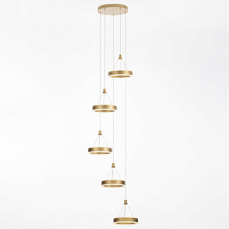 Люстра 46*60/180 см, 100W 4000K Citilux CL719052 Дуэт Золото