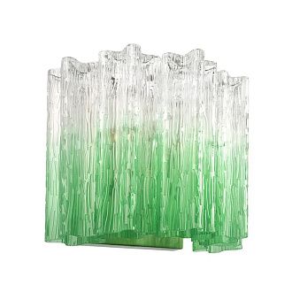Настенный светильник 25 см, Loft IT Murano 10580W Clear green, бронза
