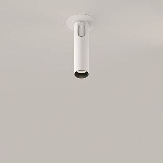 Встраиваемый светильник 3*3*15,1 см, LED, 6W, 3000К, Maytoni Technical Focus T C141RS-L125-6W3K-W белый, вр 5,5 см