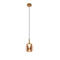 Подвесной светильник 12*212,5 см, 1*LED*5W, 3000K, Mantra Andromeda MAN8931+8942, золотой