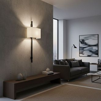 Настенный светильник 107 см, LOFT IT Sonnet 10459 Black, черный