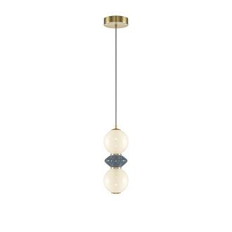 Подвесной светильник Maytoni 12*47-337 см, *LED*10W, 3000K, Maytoni Brosche MOD362PL-L10GR3K, Латунь