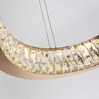 Подвесная люстра 60x50см, LED, 30Вт, 3000 / 6000K, Modelux ML.6982.600P GD Золото