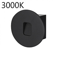 Подсветка для лестниц 10 см, 1W, 3000K, ODEON LIGHT VITTY 6651/1WL3, черный