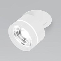 Точечный светильник LED 8W, 4200 К, 8*8*8,4 см, белый, Elektrostandard Stark 25035/LED, вр 6,7 см