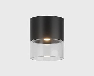 Накладной светильник 8 см, 6W, 3000K, Italline IT014-0201 black, черный
