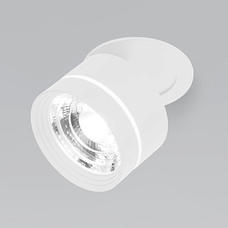 Точечный светильник LED 8W, 4200 К, 8*8*8,4 см, белый, Elektrostandard Stark 25035/LED, вр 6,7 см