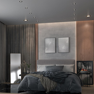 Светильник 12 см, 15W, 3000-6000K, Novotech Spot Lante 358953, бронза, вр 10 см