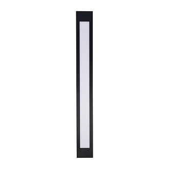 Бра Favourite Meridiem 4004-2W, D35*W90*H800, каркас черного цвета, рассеиватель из белого акрила, возможность вертикального и горизонтального монтажа