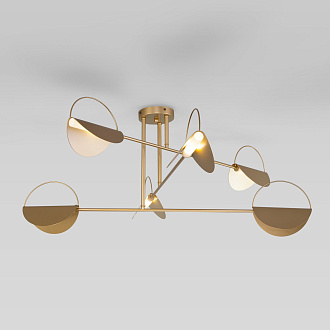 Светильник 95 см, Eurosvet Grazia 70148/6, золото