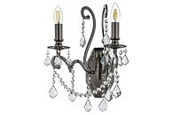 Бра *30*40 см, 2*E14*40W, Dio D`arte Isola Nickel Black Isola E 2.1.2.600 NB, Матовый никель