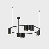 Подвесной светильник 60*208,9 см, 10*GU10, 150W Denkirs Orbit DK4065-BK черный
