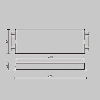 Источник напряжения 24V PSL019-200W-TRIAC-IP67 Maytoni Lighting control  734004