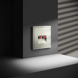 Розетка акустическая встраиваемая Voltum S70 4-местная, сталь пластик Soft touch VLS060305