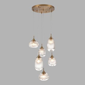 Подвесная люстра 51 см, Lumion 8439/6, латунь
