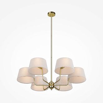 Подвесной светильник 85*106 см, 6*E14*40W, K, Maytoni Modesto MOD360PL-06BS, Латунь