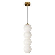 Подвесной светильник 12 см, 20W, 3000K, Loft IT Beads 10530/4P, бронза-мрамор