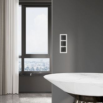 W1119048 Клавиша для выключателя перекрестного, черный акрил Werkel, 4690389197772