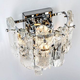 Настенный светильник 23x14x26см, Е14, 2x40Вт, , Modelux ML.7083.02 CR Хром